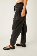 Free People Moxie Low Slung Pull On Jean | Nighthawk