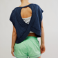 Free People My Time Tee | Midnight Navy