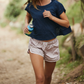 Free People My Time Tee | Midnight Navy