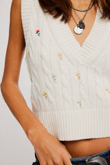 Plumeria Floral Vest