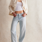 Free People Risk Taker Mid-Rise Straight | Day Dream Blue