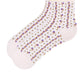 Rosebud Waffle Knit Ankle Sock