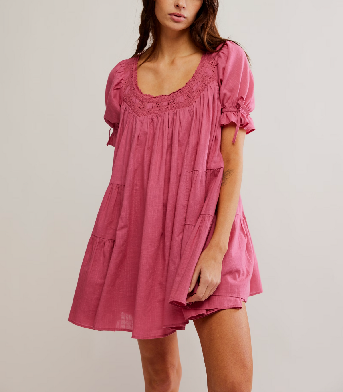 Free People Sandy Shores Babydoll Dress Soothing Petal / Small Free People Sandy Shores Babydoll Dress Soothing Petal / Small