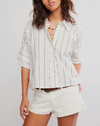Seaside Cotton Stripe Shirt