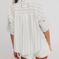 Seaside Cotton Stripe Shirt