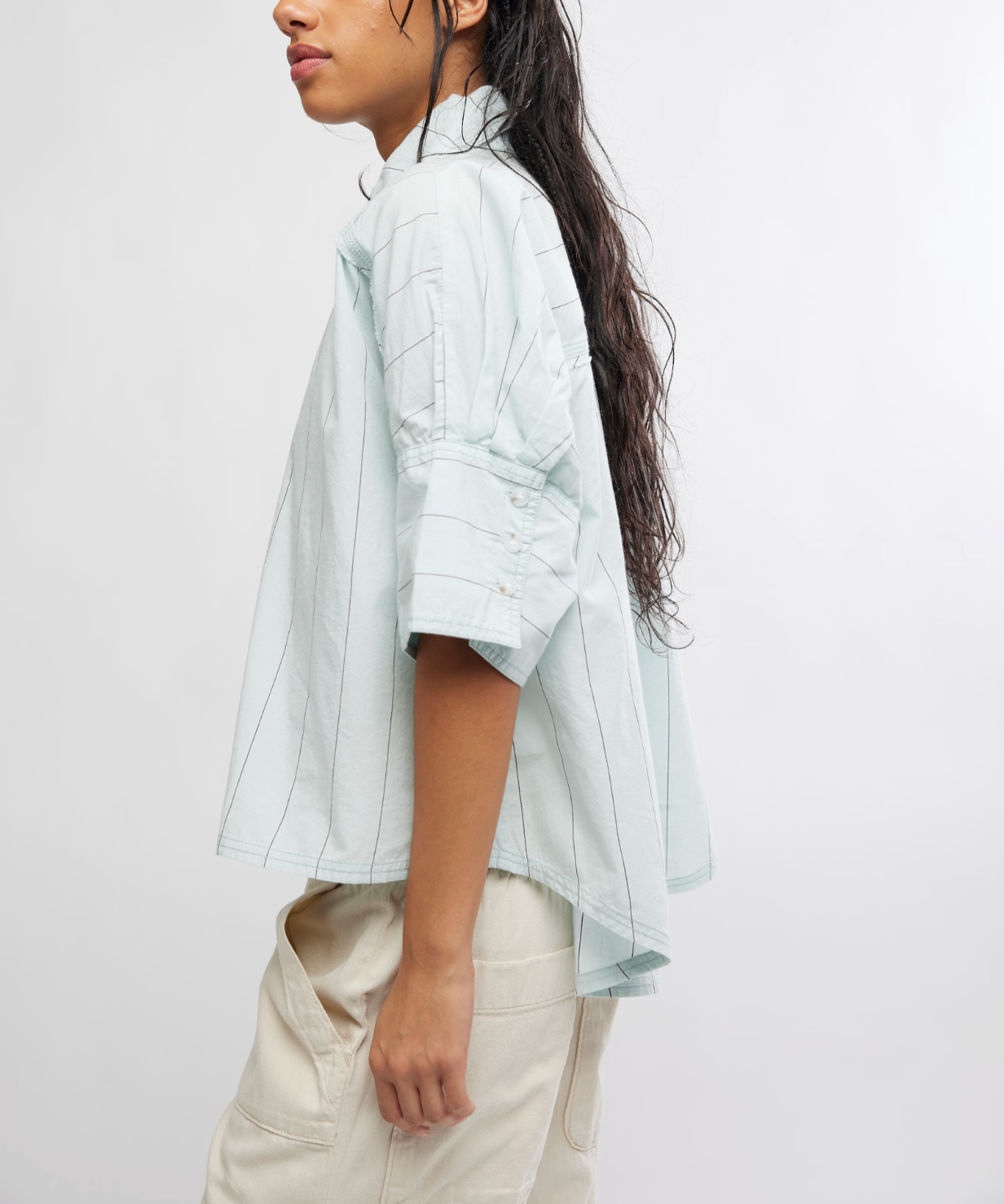 Seaside Cotton Stripe Shirt