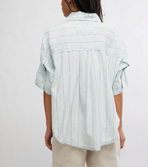 Seaside Cotton Stripe Shirt