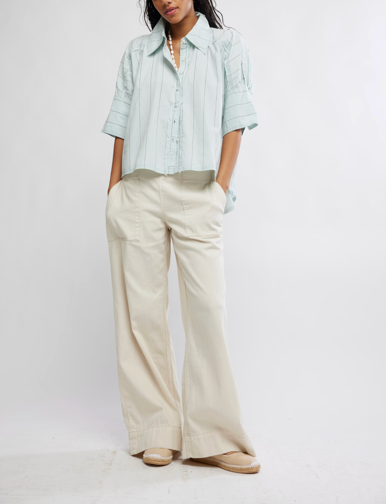 Seaside Cotton Stripe Shirt
