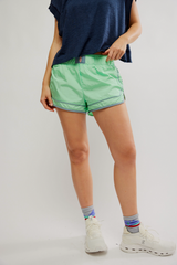 Free People Varsity Blues Short | Bright Jade Combo