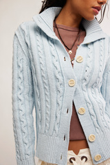 WTF Cable Collar Cardi