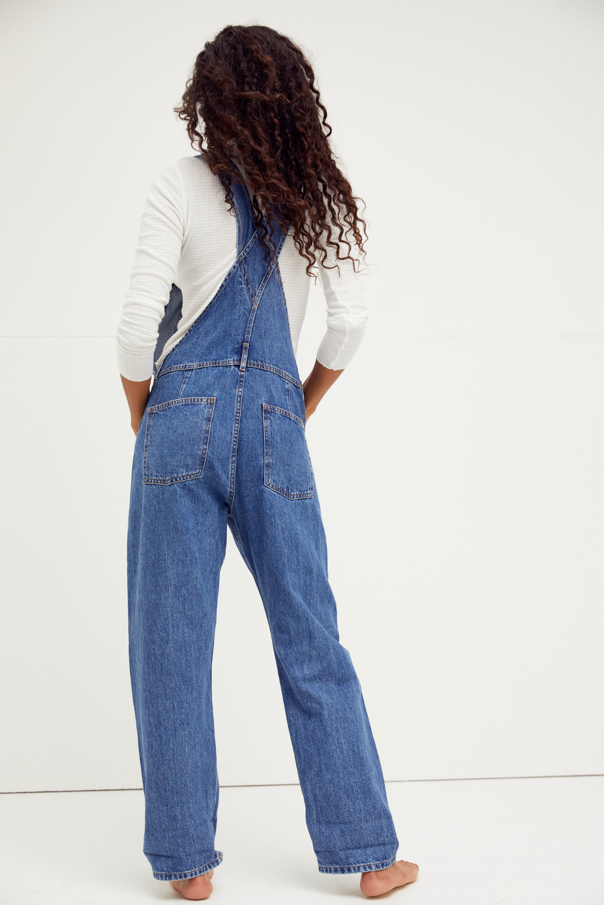 Free People Ziggy Denim Overall | Sapphire Blue