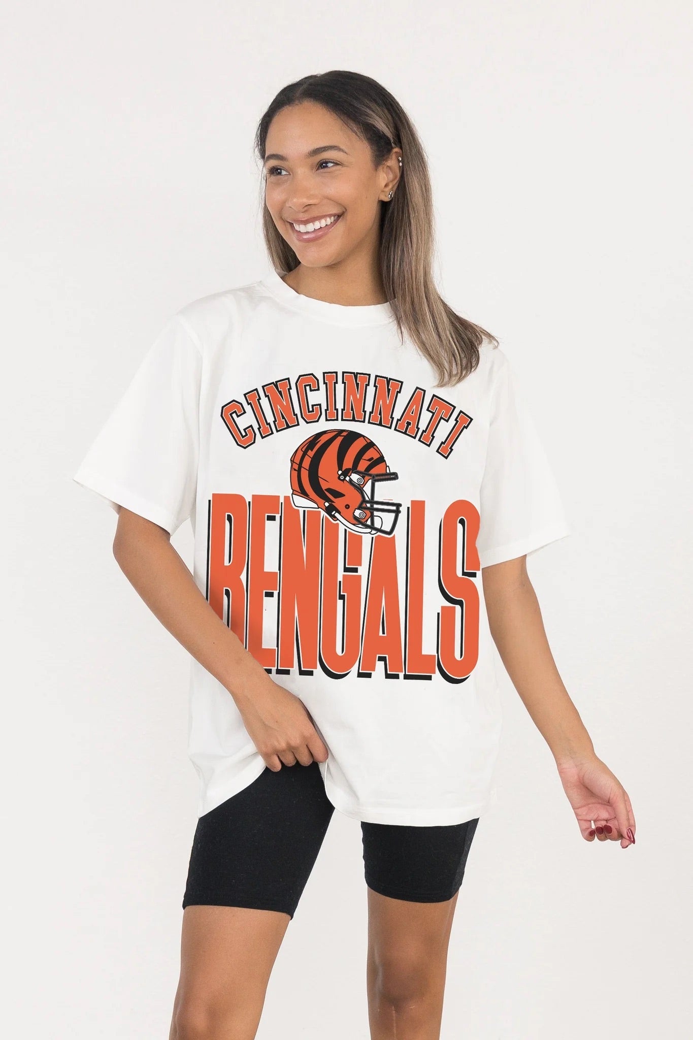 Cincinnati Bengals Relaxed Fit Short Sleeve Tee