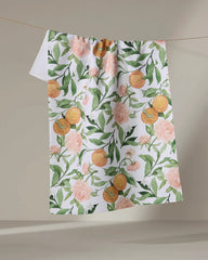 A Peony for your Thoughts Kitchen Tea Towel