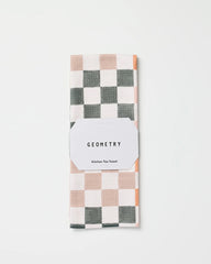 Autumn Checkers Kitchen Tea Towel