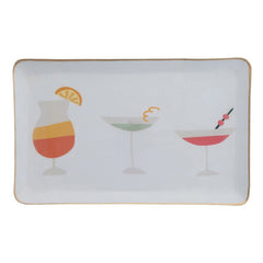 Enameled Metal Tray