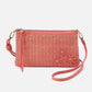 Darcy Crossbody - Wild Rose Woven Straw
