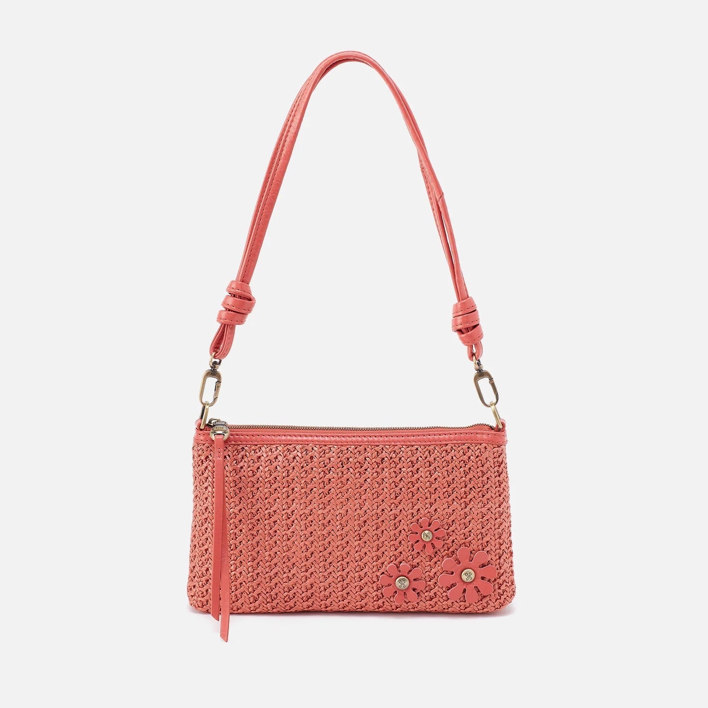 Darcy Crossbody - Wild Rose Woven Straw