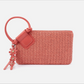 Sable Wristlet - Wild Rose Woven Straw
