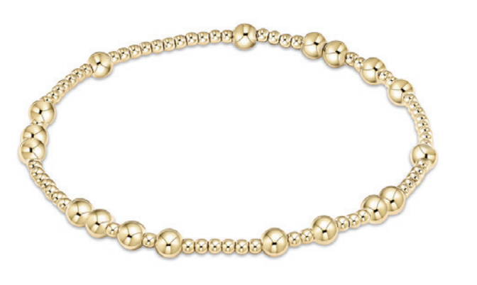 Hope Unwritten 4mm Bead Bracelet - Gold