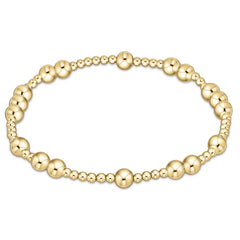 Hope Unwritten 5mm Bead Bracelet - Gold - Enewton