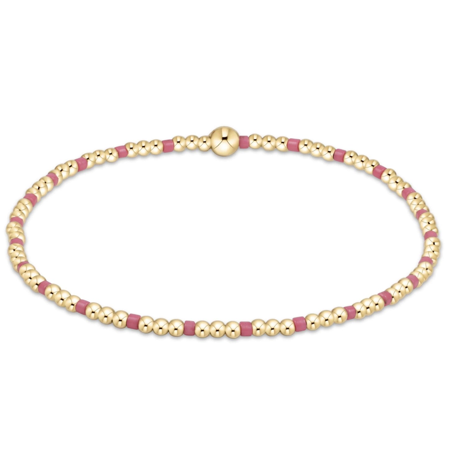 egirl Hope Sincerity Pattern 2mm Bead Bracelet