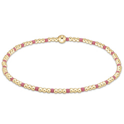 egirl Hope Sincerity Pattern 2mm Bead Bracelet