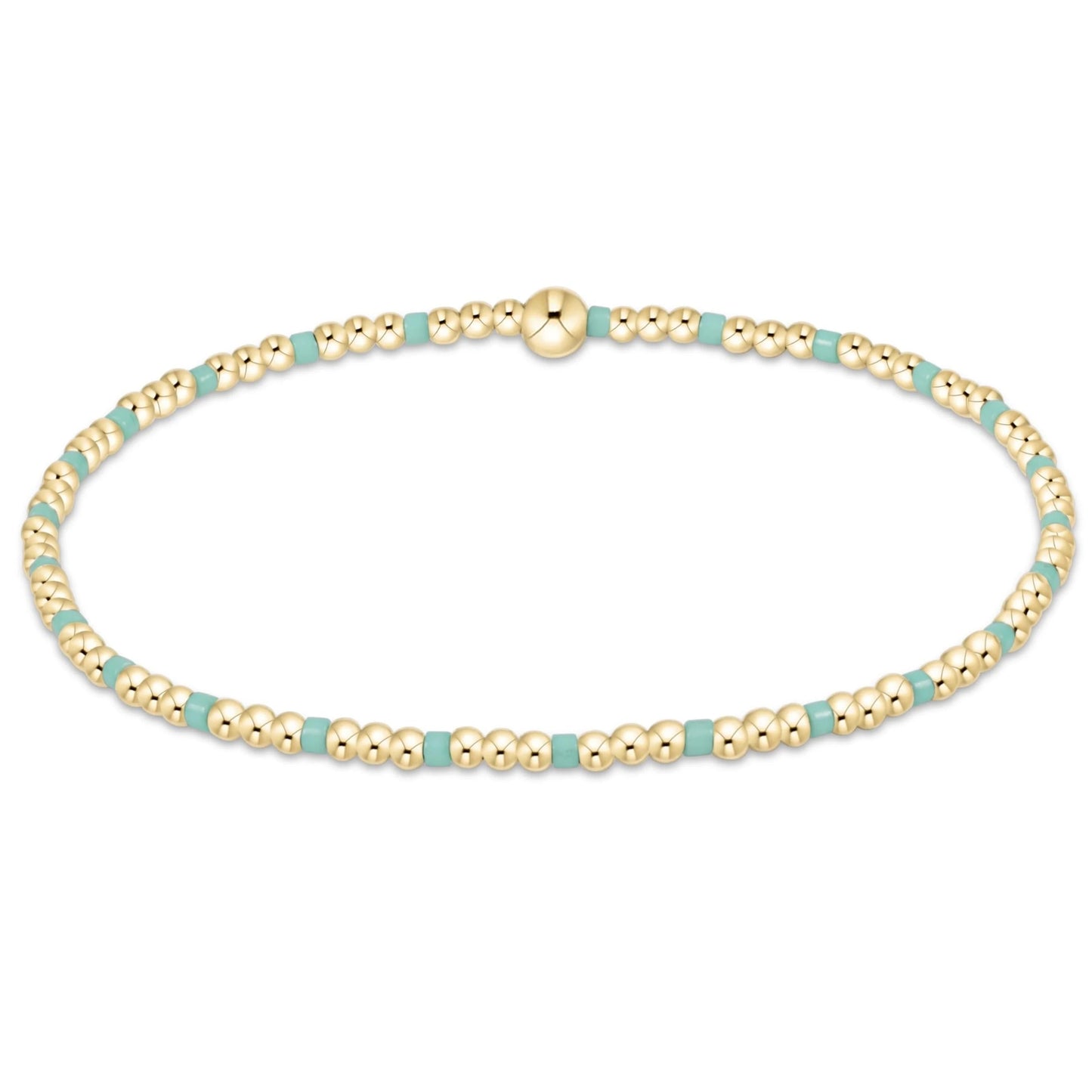 egirl Hope Sincerity Pattern 2mm Bead Bracelet