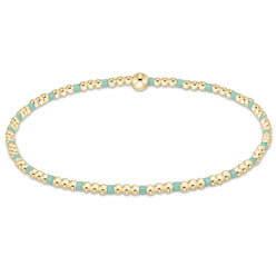 egirl Hope Sincerity Pattern 2mm Bead Bracelet