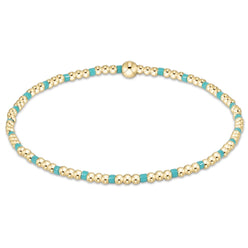 egirl Hope Sincerity Pattern 2mm Bead Bracelet