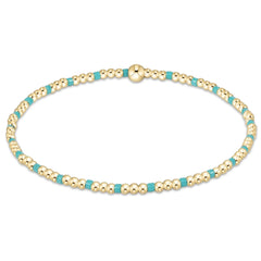 egirl Hope Sincerity Pattern 2mm Bead Bracelet