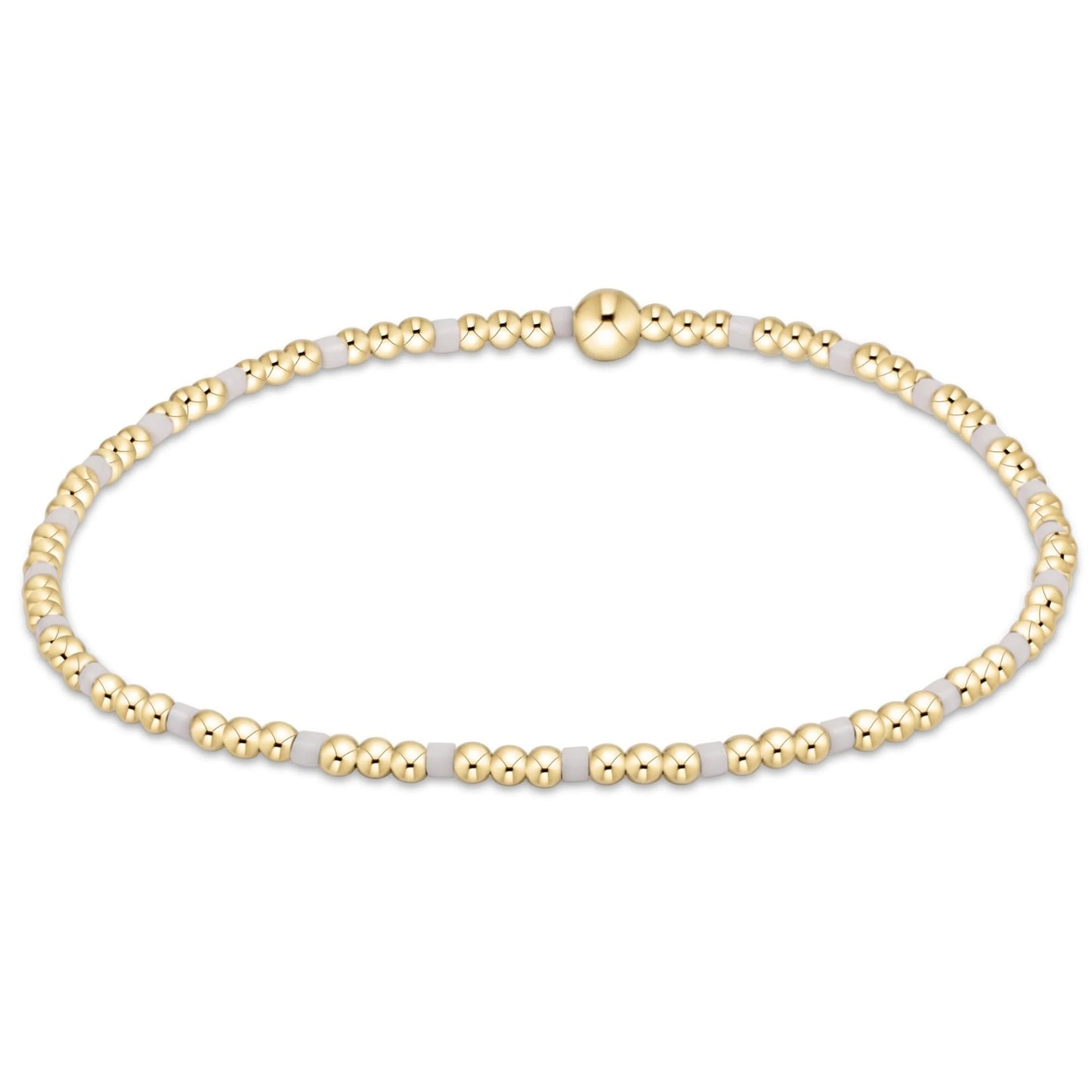 egirl Hope Sincerity Pattern 2mm Bead Bracelet