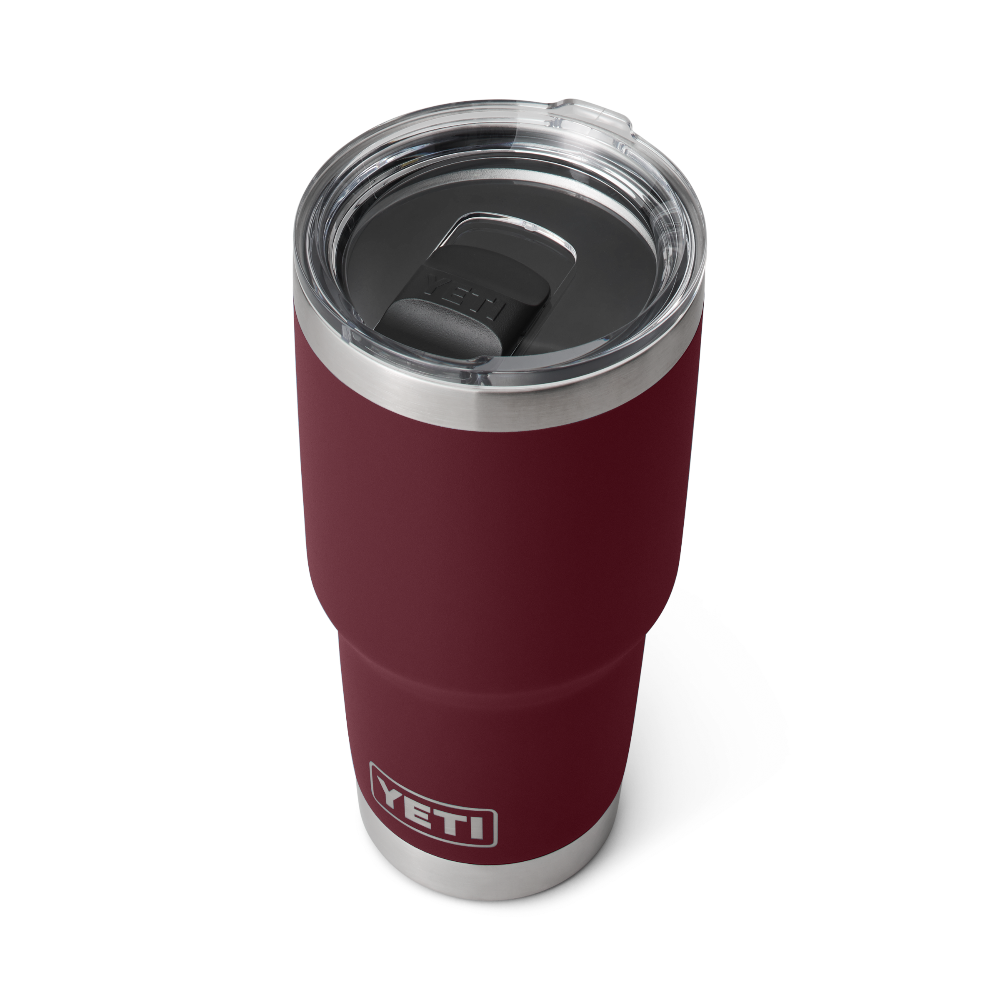 YETI Rambler 30 oz Tumbler with Magslider™ Lid in color Wild Vine Red..