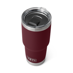 YETI Rambler 30 oz Tumbler with Magslider™ Lid in color Wild Vine Red..