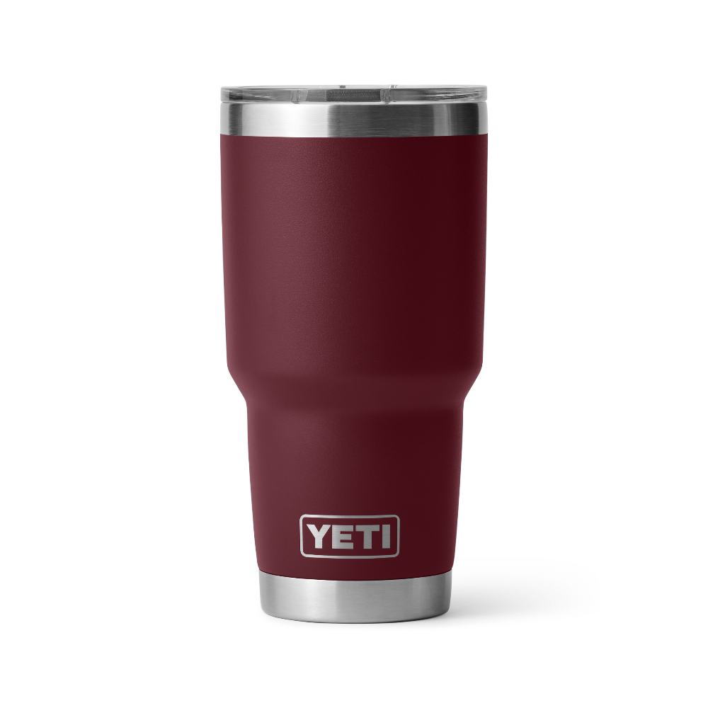 YETI Rambler 30 oz Tumbler with Magslider™ Lid in color Wild Vine Red..