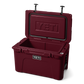 YETI Tundra 45 Hard Cooler in Wild Vine Red.