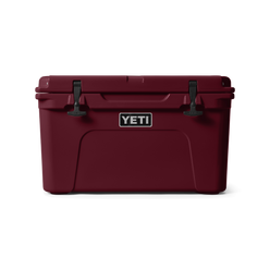 YETI Tundra 45 Hard Cooler in Wild Vine Red.