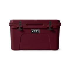 YETI Tundra 45 Hard Cooler in Wild Vine Red.