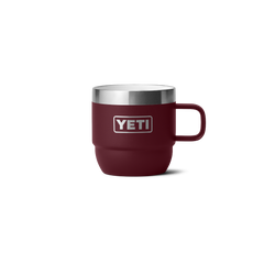 YETI Rambler 6 oz Mug (2 Pack) in Wild Wine Red.