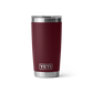 Rambler 20 oz Tumbler With Magslider Lid in color Wild Vine Red.