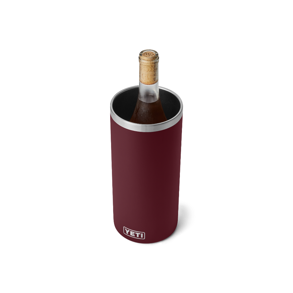 YETI Rambler Wine Chiller in color Wild Vine Red.