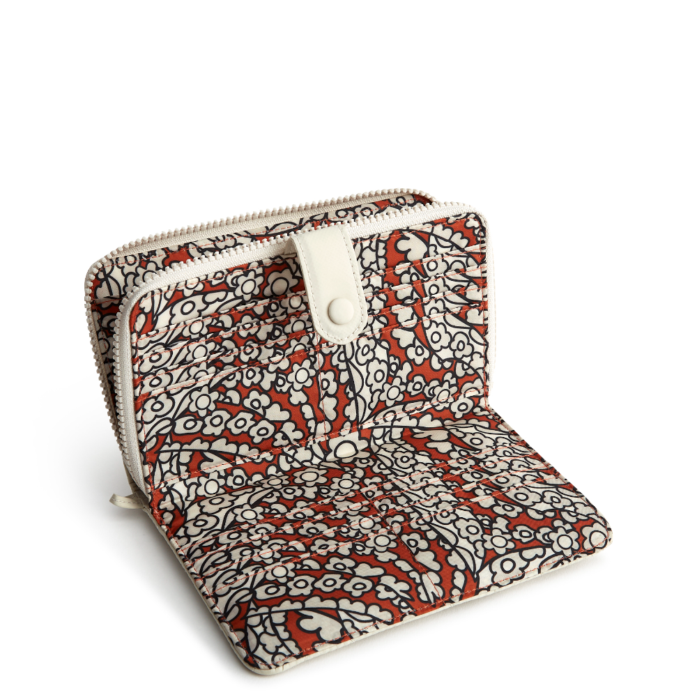 Vera Bradley New Day Tab Wallet in the Pattern: Pumice Stone.