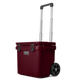 YETI Roadie 32 Wheeled Cooler in Wild Vine Red.
