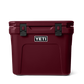 YETI Roadie 32 Wheeled Cooler in Wild Vine Red.