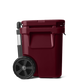 YETI Roadie 32 Wheeled Cooler in Wild Vine Red.