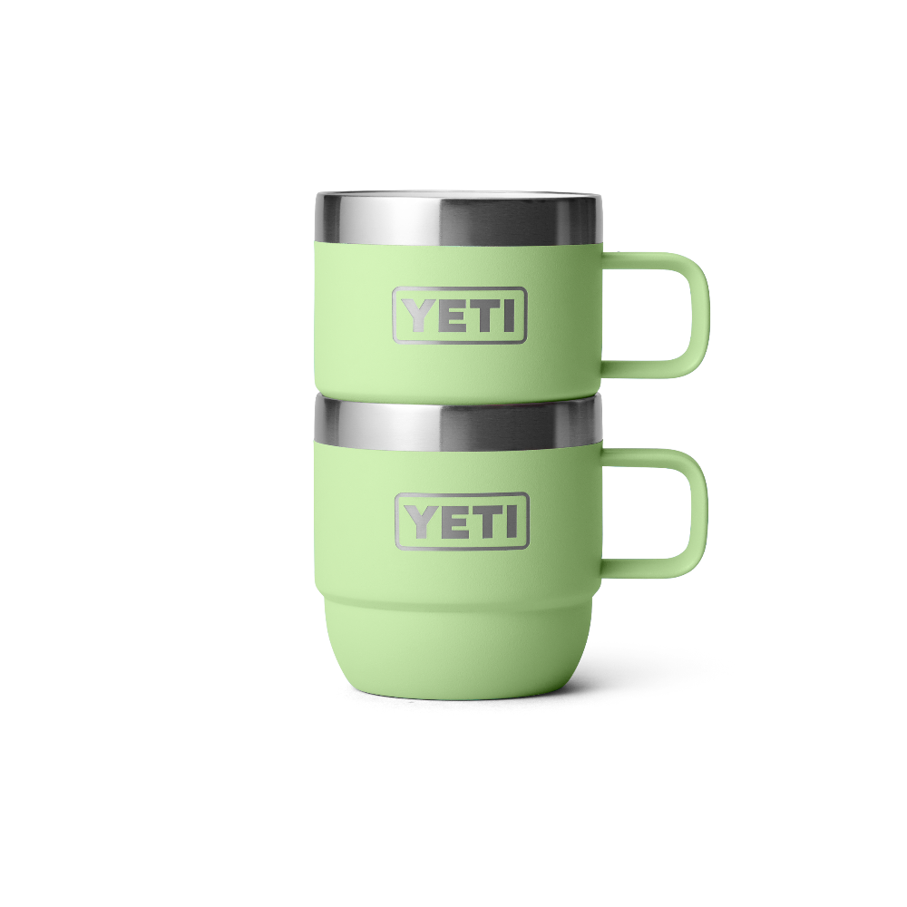 YETI Rambler 6 oz Mug (2 Pack) in Key Lime.