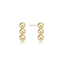 Joy Stud Earrings - 6mm Gold - Enewton