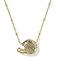 Football Helmet Short Pendant Necklace