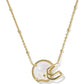 Football Helmet Short Pendant Necklace