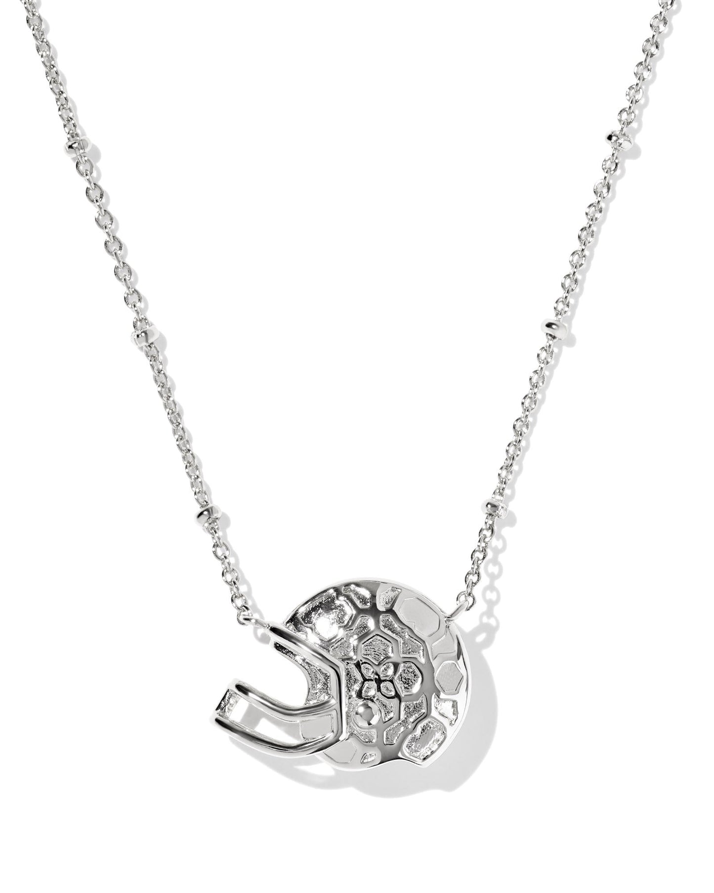 Football Helmet Short Pendant Necklace