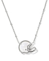 Football Helmet Short Pendant Necklace